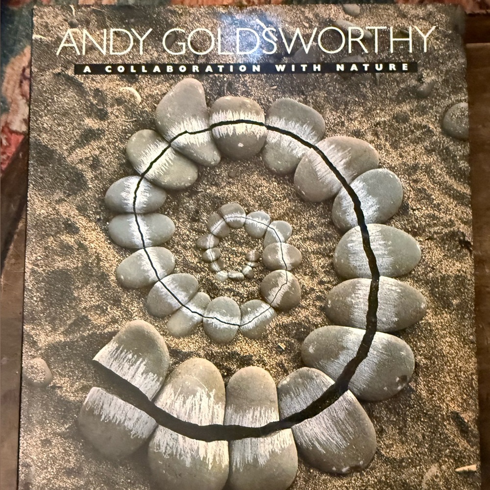 Andy Goldsworthy Nature Collaboration Book